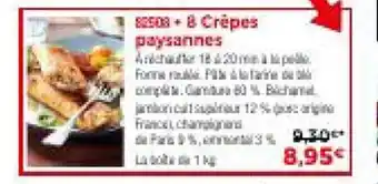 Thiriet 8 Crépes paysannes offre