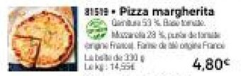 Thiriet Pizza margherita offre