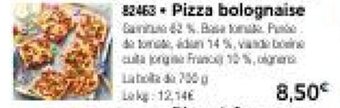 Thiriet Pizza bolognaise offre
