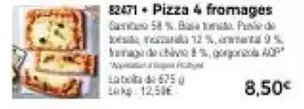 Thiriet Pizza 4 fromages offre