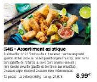 Thiriet Assortiment asiatique offre