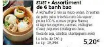 Thiriet Assortiment de 6 banh bao offre