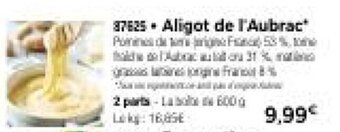 Thiriet Aligot de l'aubrac offre