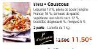 Thiriet Couscous offre