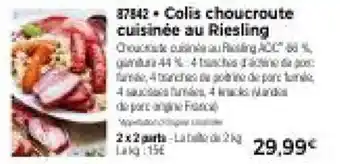 Thiriet Colis choucroute cuisinée au Riesling offre