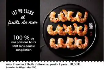 Thiriet Crevettes à l'huile d'olive et au persil offre