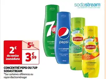 CONCENTRÉ PEPSI OU 7UP SODASTREAM
