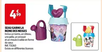 Auchan SEAU GARNI LA REINE DES NEIGES offre