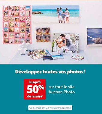 Auchan sur tout le site Auchan Photo offre