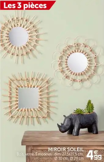 Gifi Miroir Soleil offre