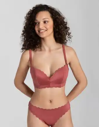 Haut de bikini - ourlet coquille