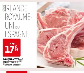 Auchan Supermarché Agneau : côte ou côte offre