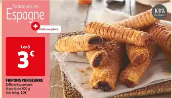 Auchan Fripons pur beurre offre
