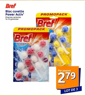 Action Bloc Cuvette Power Activ' Bref offre