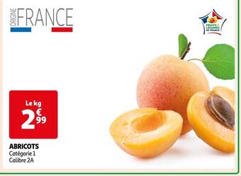 Auchan Supermarché Abricots offre