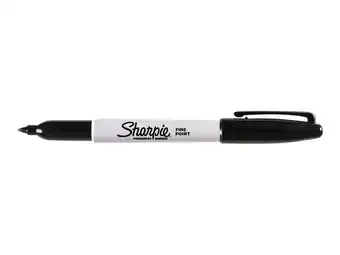 Bureau Vallée Sharpie marq perm sharpie noir pte fine offre