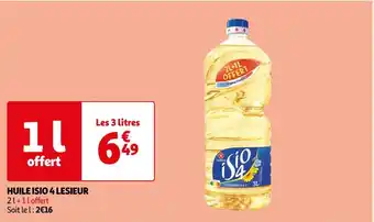 Auchan Lesieur huile isio 4 offre
