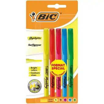 Bureau Vallée Bic 5 surl highlighter ass bic rdc offre