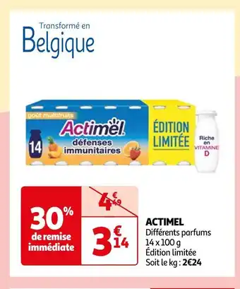 Auchan Actimel actimel offre