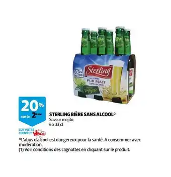 Auchan Direct Sterling Bière Sans Alcool offre