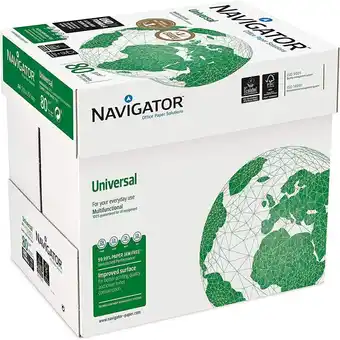 Navigator pap blanc a4 80gr 5x500f 168cie