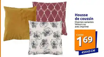 Action Housse De Coussin offre