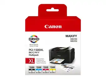 Bureau Vallée Canon pack.cart ca pgi 1500xl bk+cmy offre