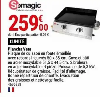 Plancha vera