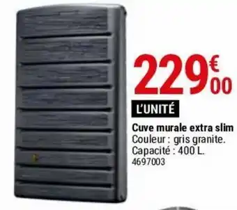 Gamm vert Cuve murale extra slim offre