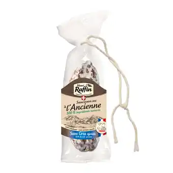 Auchan Saucisson sec henri raffin offre