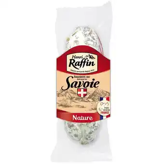 Auchan Supermarché Saucisson sec henri raffin offre