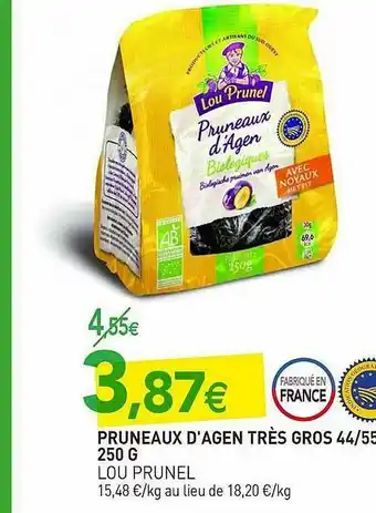 naturéO Pruneaux D'agen Très Gros Lou Prunel offre