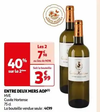 Auchan Supermarché Entre deux mers aop offre