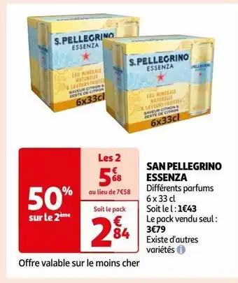 Auchan Supermarché San pellegrino essenza offre