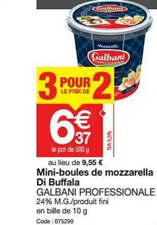 Mini-boules De Mozzarella Di Buffala