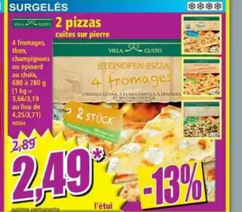 Steinofen Pizza 4 Fromages
