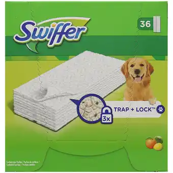 Action lingettes sol sèches Swiffer offre