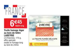 Cora x Carrefour Truite Fumage Lèger offre
