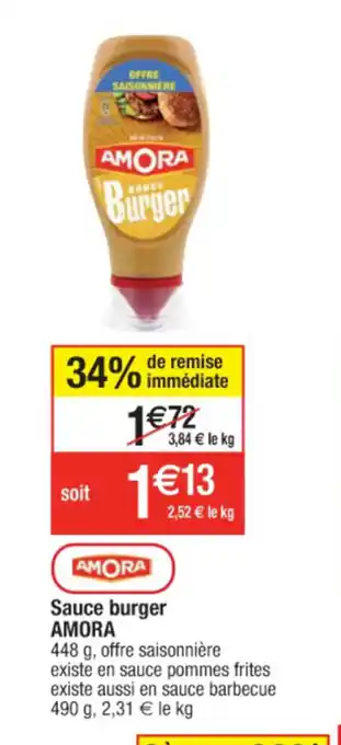 Cora x Carrefour auce Burger offre