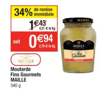 Cora x Carrefour Moutarde Fins Gourmets offre