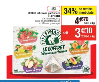 Cora x Carrefour Coffret Infusions Parfumèes offre