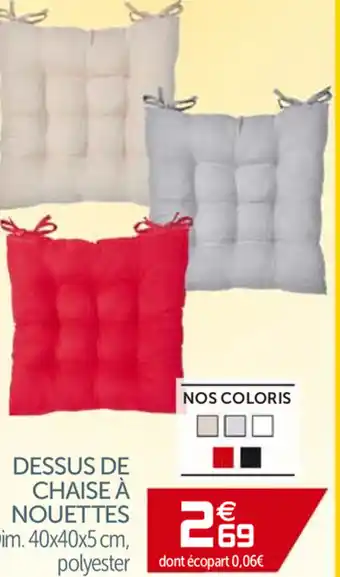 Gifi Dessus De Chaise à Nouettes offre