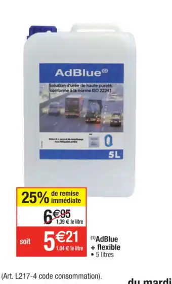 Cora x Carrefour Adblue offre