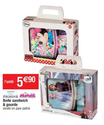 Cora x Carrefour Boite Sandwich & Gourde offre