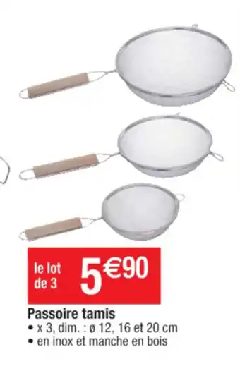 Passoire Tamis