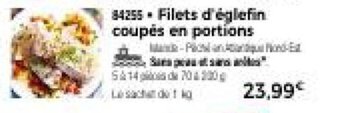 Thiriet Filets d'églefin coupés en portions offre