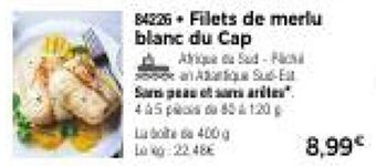 Thiriet Filets de merlu blanc du Cap offre
