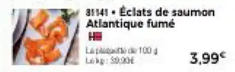 Thiriet Éclats de saumon Atlantique fumé offre