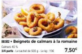 Thiriet Beignets de calmars à la romaine offre