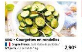 Thiriet Courgettes en rondelles offre